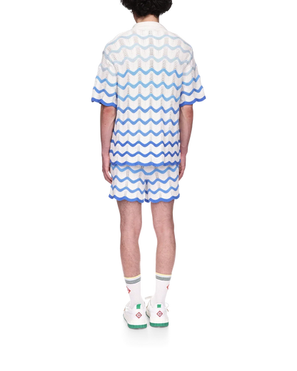 Wavy Gradient Crochet Shirt - casablanca (2)