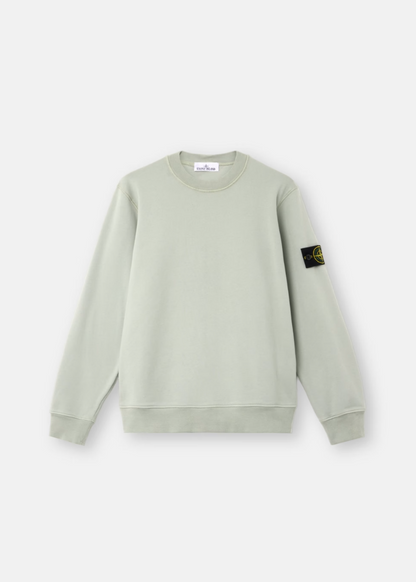 PULL VERT SAUGE COTON STONE